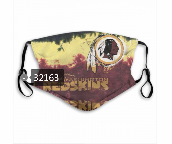 NFL 2020 Washington Redskins #6 Dust mask with filter->nfl dust mask->Sports Accessory